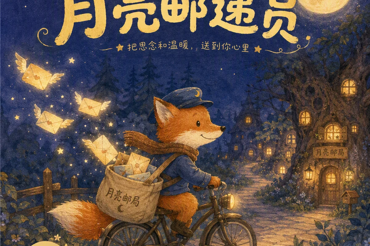 儿童绘本封面插画