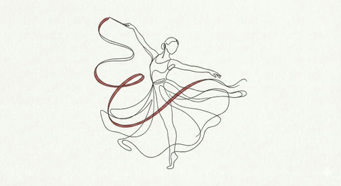 极简黑线勾勒艺术