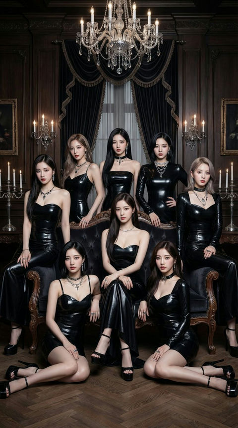 韩国女团TWICE豪华团体肖像