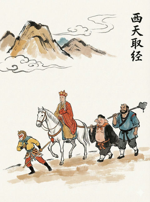 新中式水墨绘本