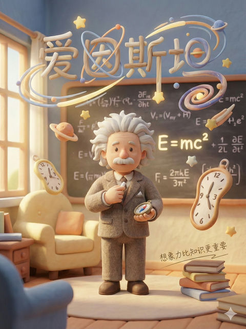 治愈系童话感黏土海报