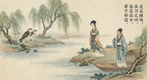 根据古诗画一幅画