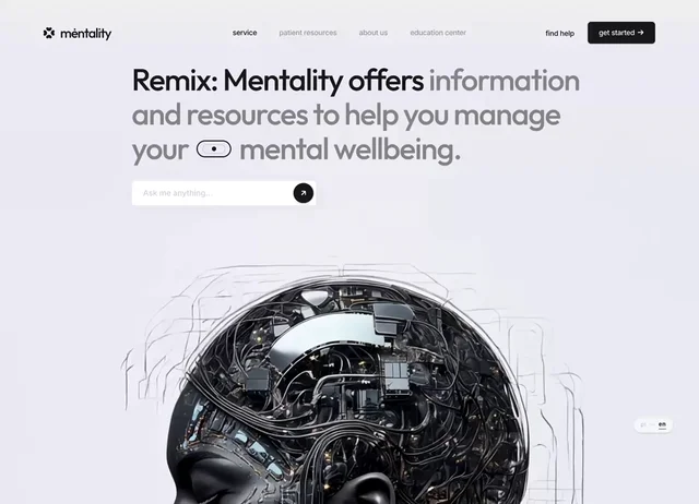 IntelligentX｜网页首屏动态效果预览